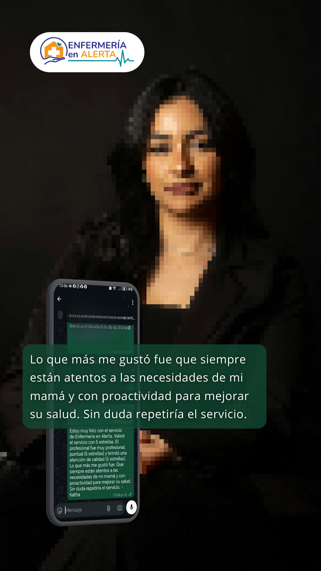 Testimonio de Kattia sobre Enfermería en Alerta