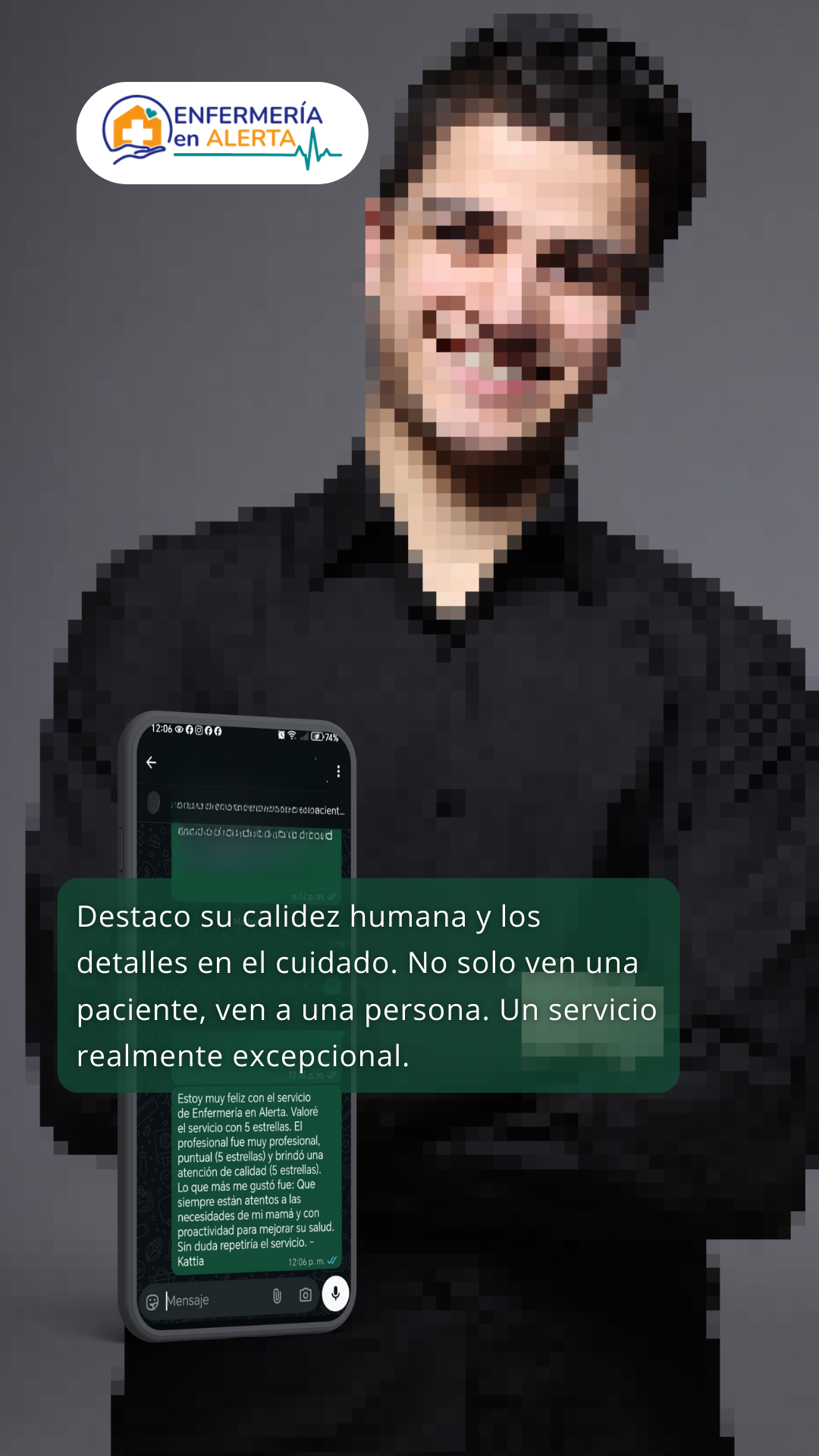 Testimonio de Sergio sobre el servicio de Enfermería en Alerta